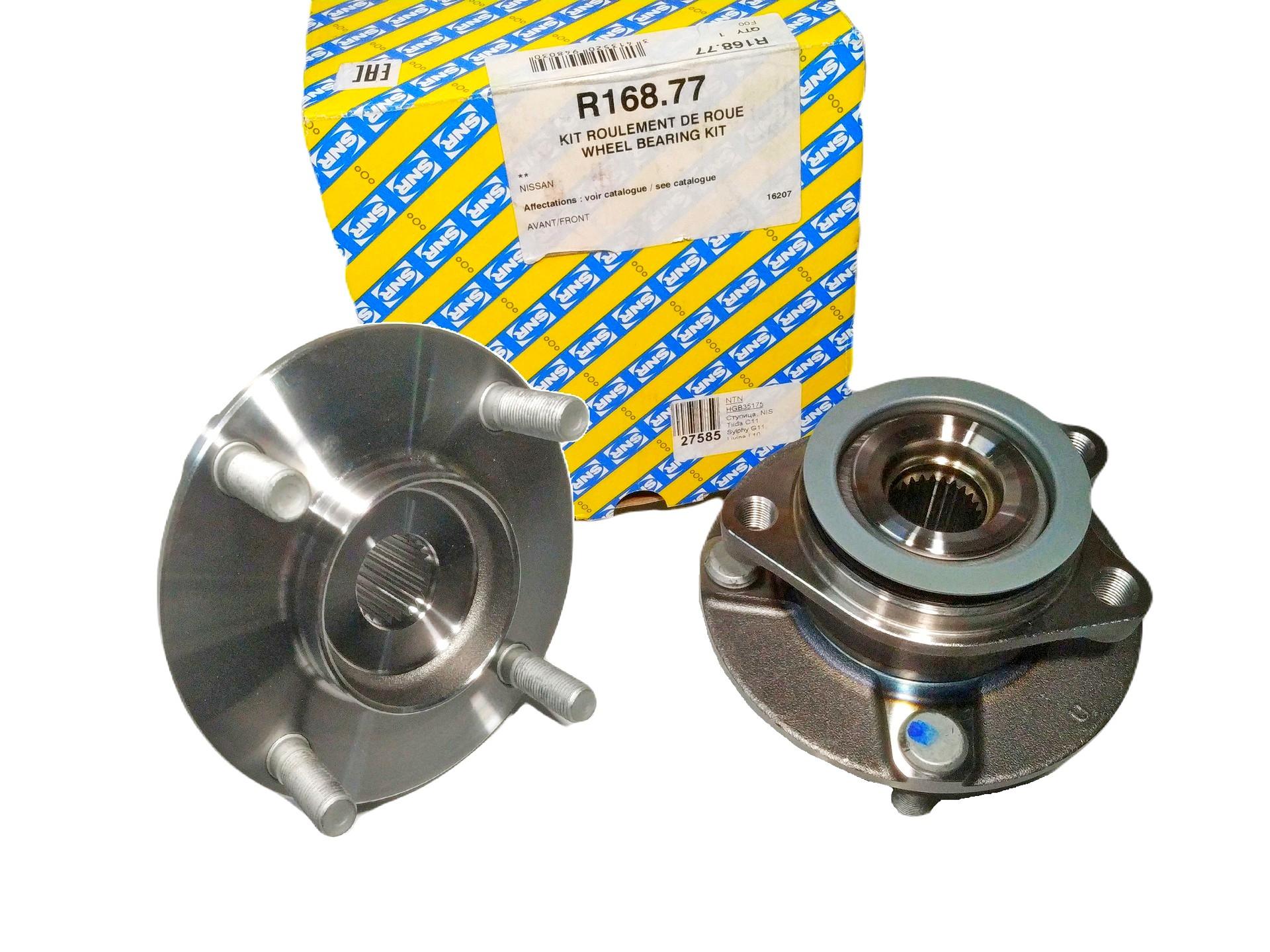 Ступица, Nissan, Tiida C11, Sylphy G11, Livina L10, Cube Z12,NTN / SNR