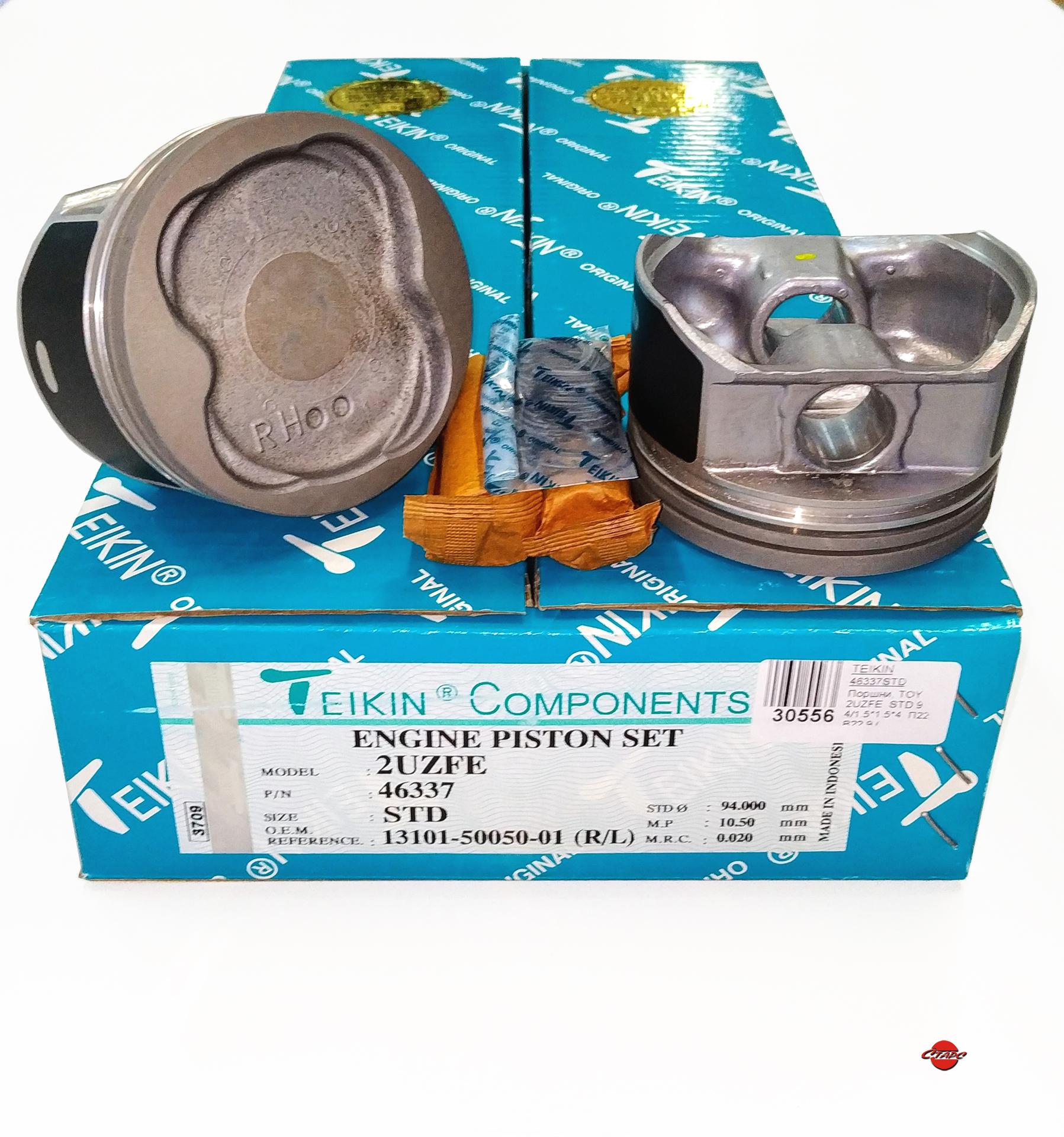 Поршни, Toyota, 2UZFE STD 94/1, 5*1, 5*4 П22, В22, 9 (2, 4),TEIKIN